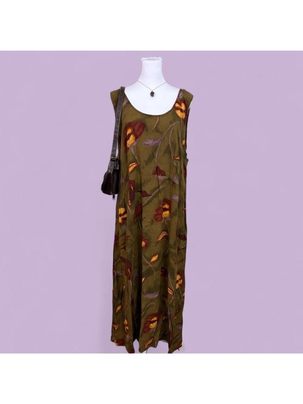 90s floral whimsygoth dress